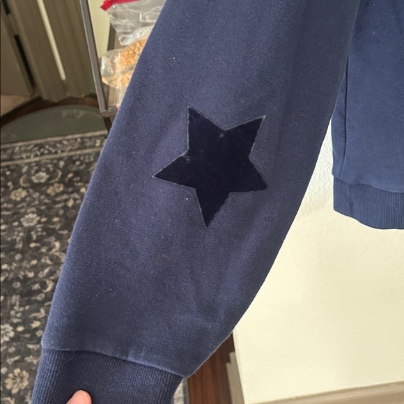 Marine Layer Navy sweatshirt with star details - Picture 4 of 5